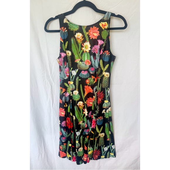NWOT Black Milk Desert Flower Skater Dress | Limited Reversible Cactus Cacti - Picture 6 of 9